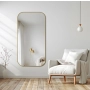 Lustro w ramie czarnej MDF SLIM - GERDA- kolor ramy do wyboru